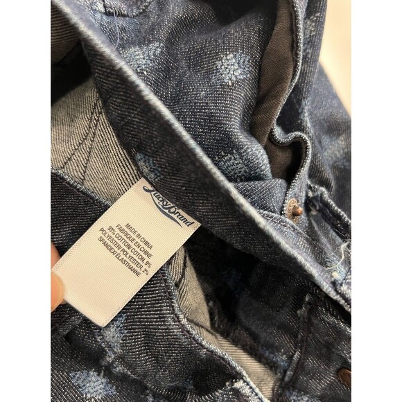 Lucky Brand Sofia Skinny All Over Print Jeans Womens Sz 12/31 A Classic Modern*a - Picture 10 of 10